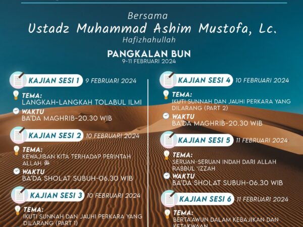 Dauroh Ustadz Muhammad Ashim Mustofa, Lc.