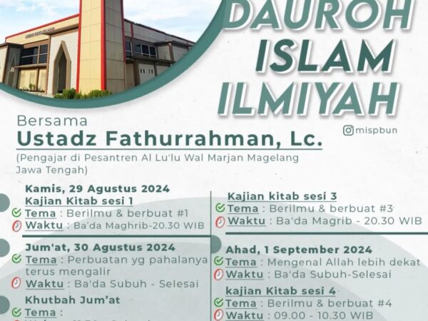 Dauroh Ustadz Faturrahman, Lc.