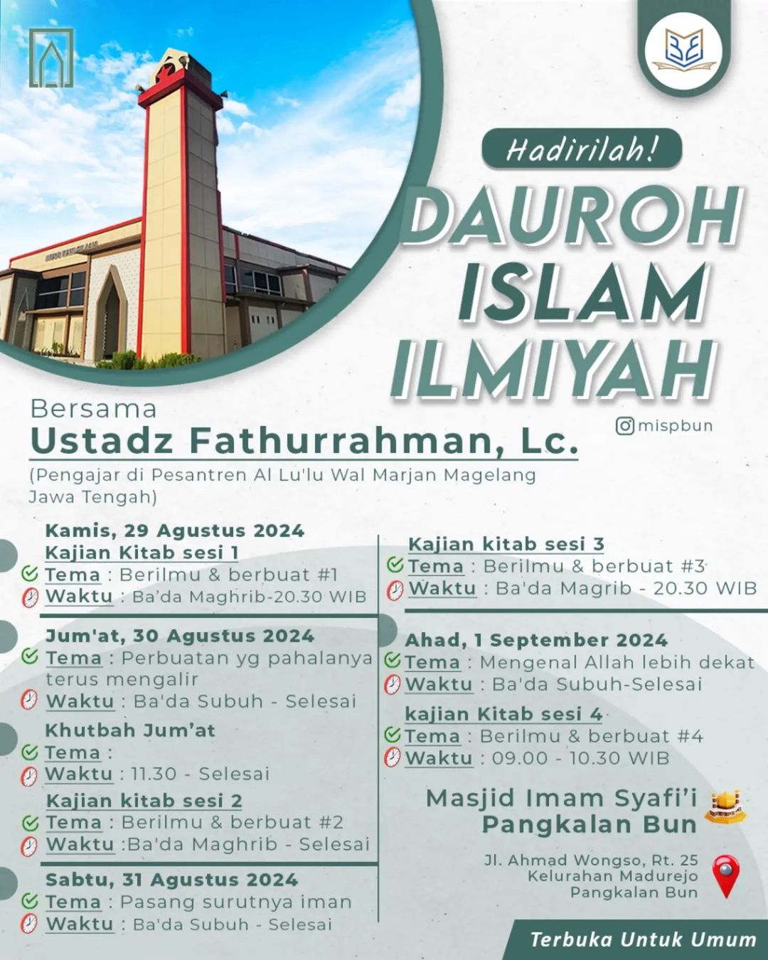 Dauroh Ustadz Faturrahman, Lc.